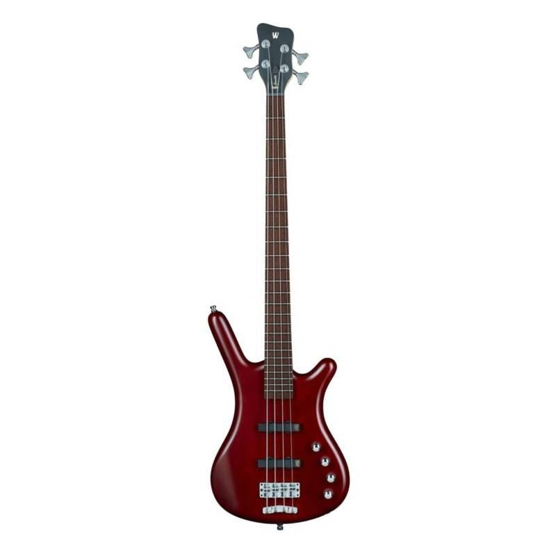 Warwick Corvette Basic 4-String Bass Guitar in Burgundy Red Transparent Satin