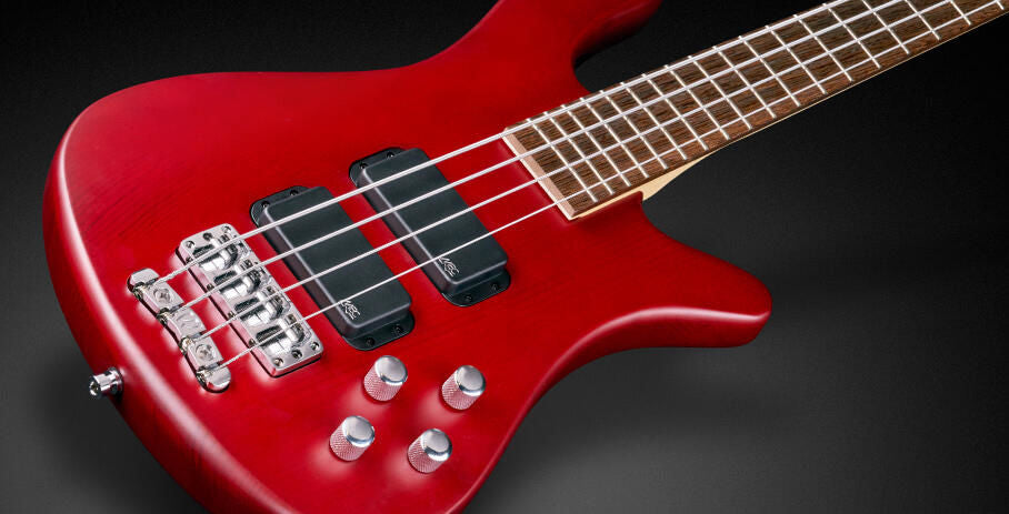 Warwick Rockbass Streamer Standard 4 String Bass Guitar Burgundy Red Trans Satin