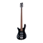 Warwick RockBass Streamer STD 4-String Left-Handed Bass Guitar in Nirvana Black Transparent Satin