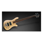 Warwick Streamer Standard 4-String Bass Guitar in Natural Transparent Satin
