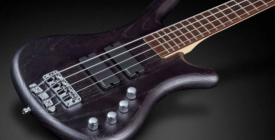 Warwick Corvette Taranis 4-String Bass Guitar in Nirvana Black Transparent Satin