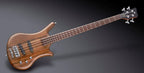 Warwick Teambuilt Pro Series Thumb 4-String Bass Guitar in Natural Transparent Satin