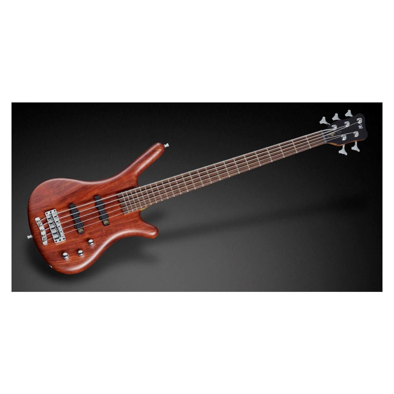 Warwick TeamBuilt Corvette Bubinga 5-String Bass Guitar - Natural Transparent Satin