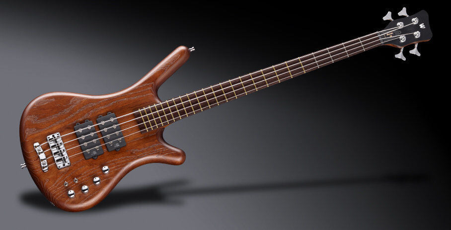 Warwick Teambuilt Pro Series Corvette 4-String Bass Guitar in Antique Tobacco Transparent Satin