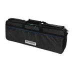RockBoard TRES 3.3 effects pedalboard with flight case, featuring multiple pedal slots and sturdy carrying case for guitar effects.