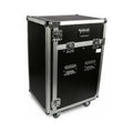 SWAMP Wood Shockproof 16U Side Rack 12U Mixer Top 19" Flight Road Case on Wheels