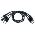 RockBoard Flat Daisy Chain Cable - 6 Outputs, Straight