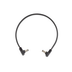 Rockboard Power Supply Cable Black - Right angle to right angle 30cm