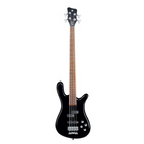 Warwick RockBass Streamer NT I 4 String Bass Guitar in Solid Black High Polish