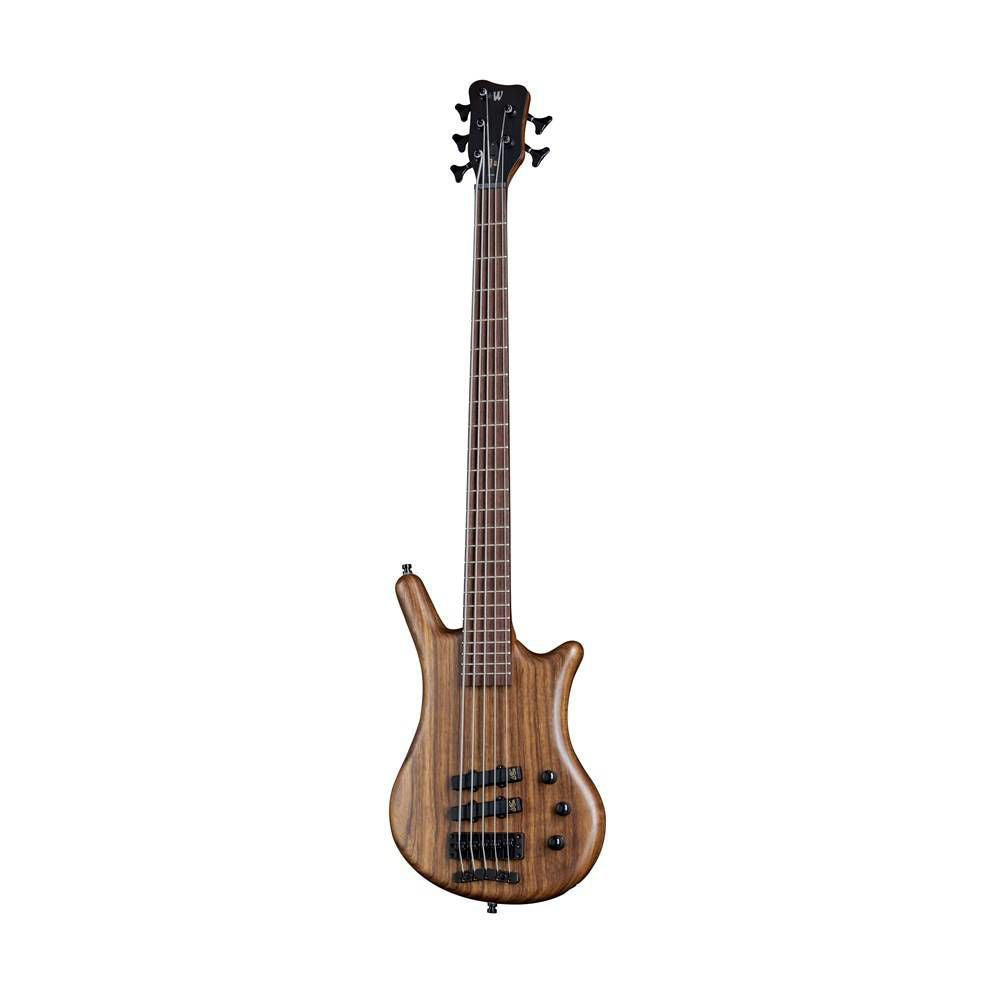 Warwick Team Built Thumb 5-String Bass Guitar - Black Hardware - Natural Transparent Satin
