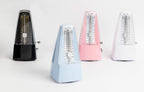 Cherub Pyramid Style Mechanical Metronome with Bell, GMI guitar accessory, showing the classic pyramid shape and metal bell detail.