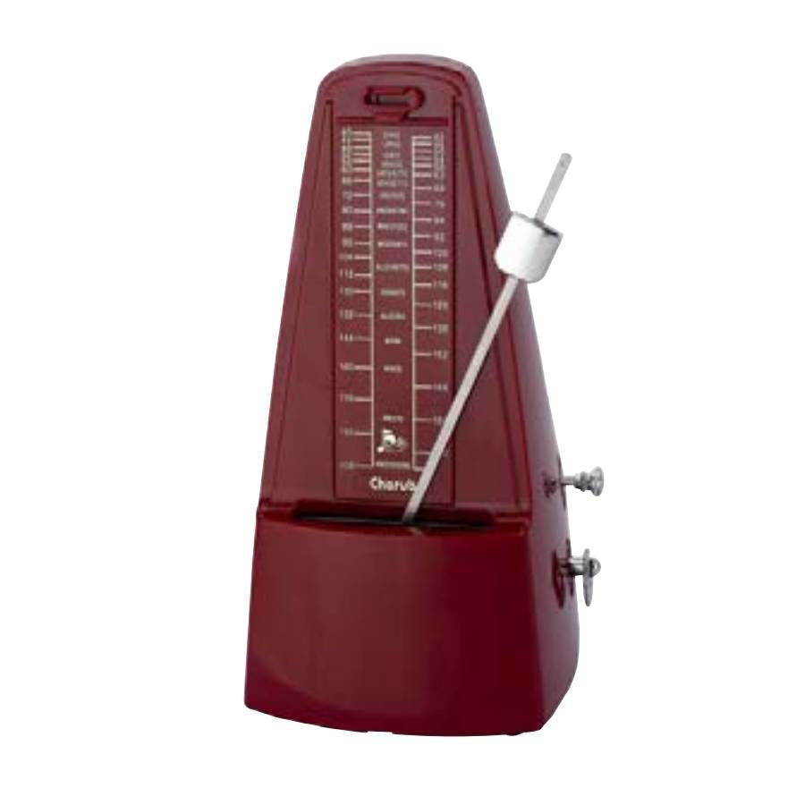 Cherub Pyramid Style Wind Up Metronome - Red