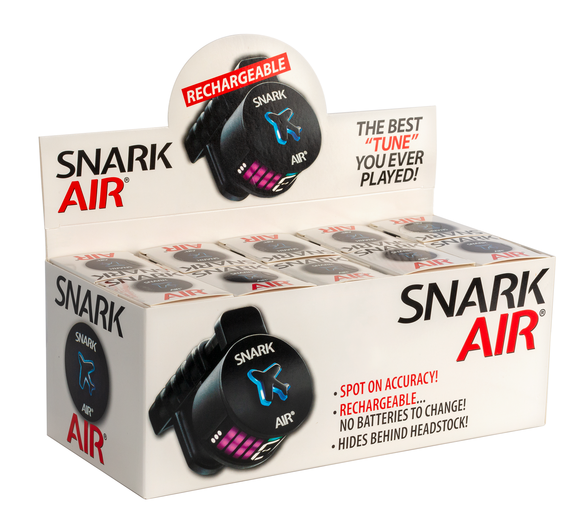 SNARK AIR Rechargeable Clip-On Guitar Headstock Tuner