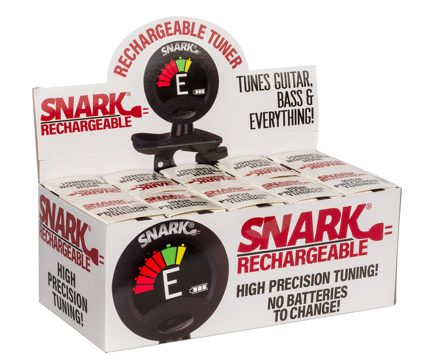 Snark Rechargeable All Instrument Clip on Chromatic Tuner