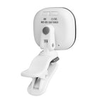 Cherub Rechargeable Clip-on Chromatic Tuner for guitar, showing back right view with display and clip attachment