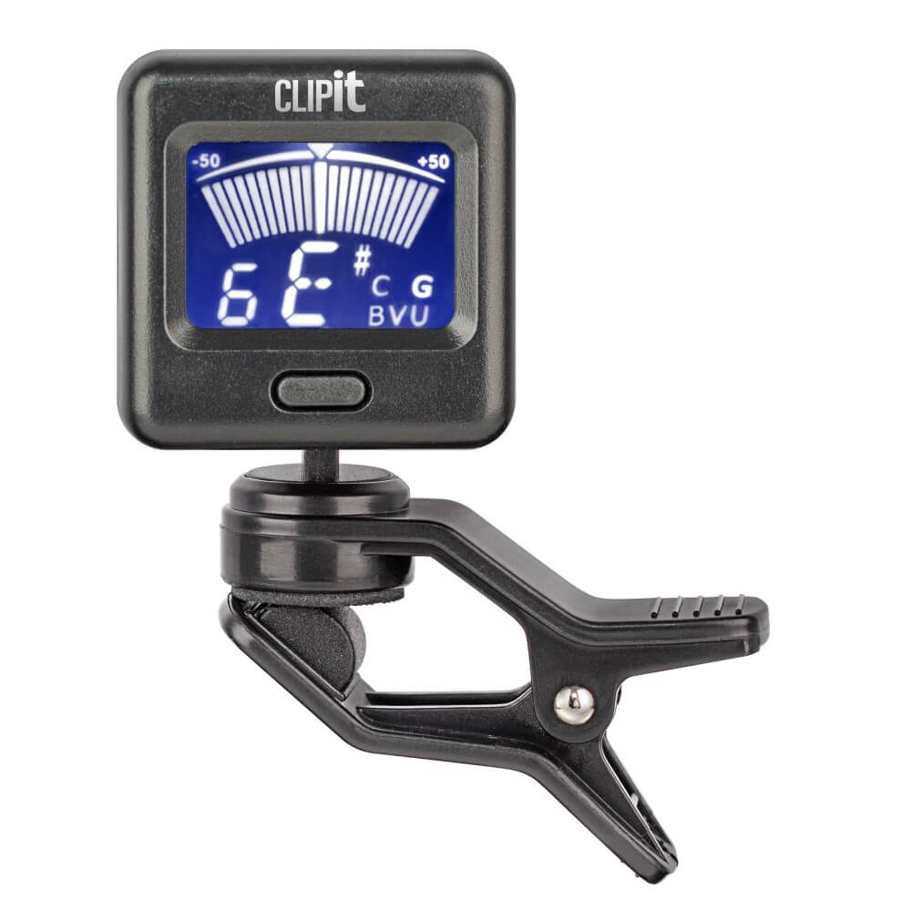 Clip-it Super All-Instrument Tuner with 2-Colour LCD Display