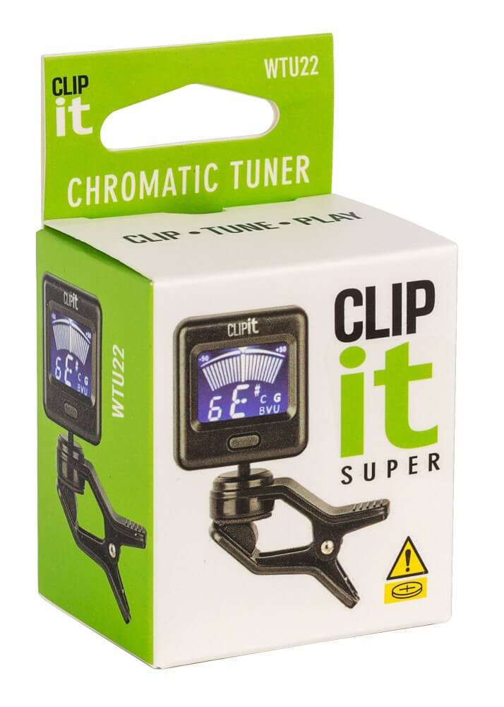 Clip-it Super All-Instrument Tuner with 2-Colour LCD Display
