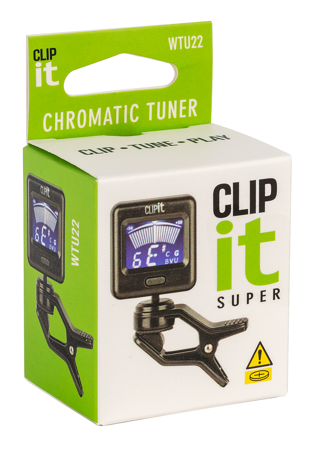 Clip-it Super All-Instrument Tuner with 2-Colour LCD Display