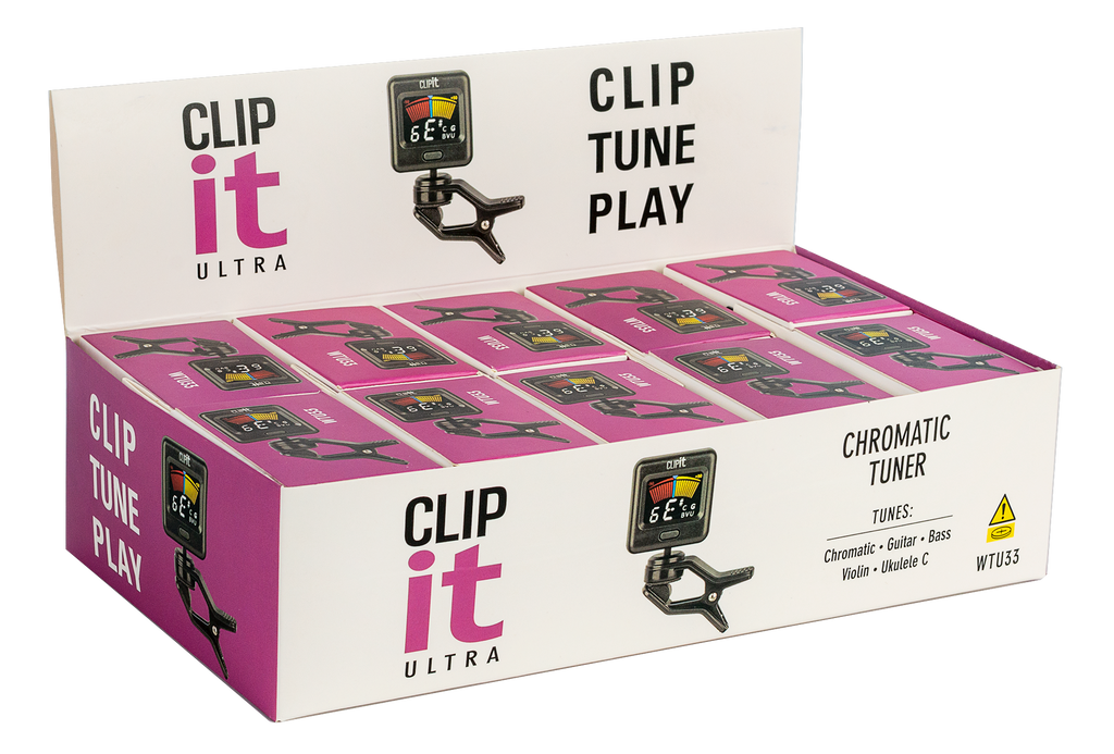 Clip It Ultra Tuner - 3 Colour LCD Display