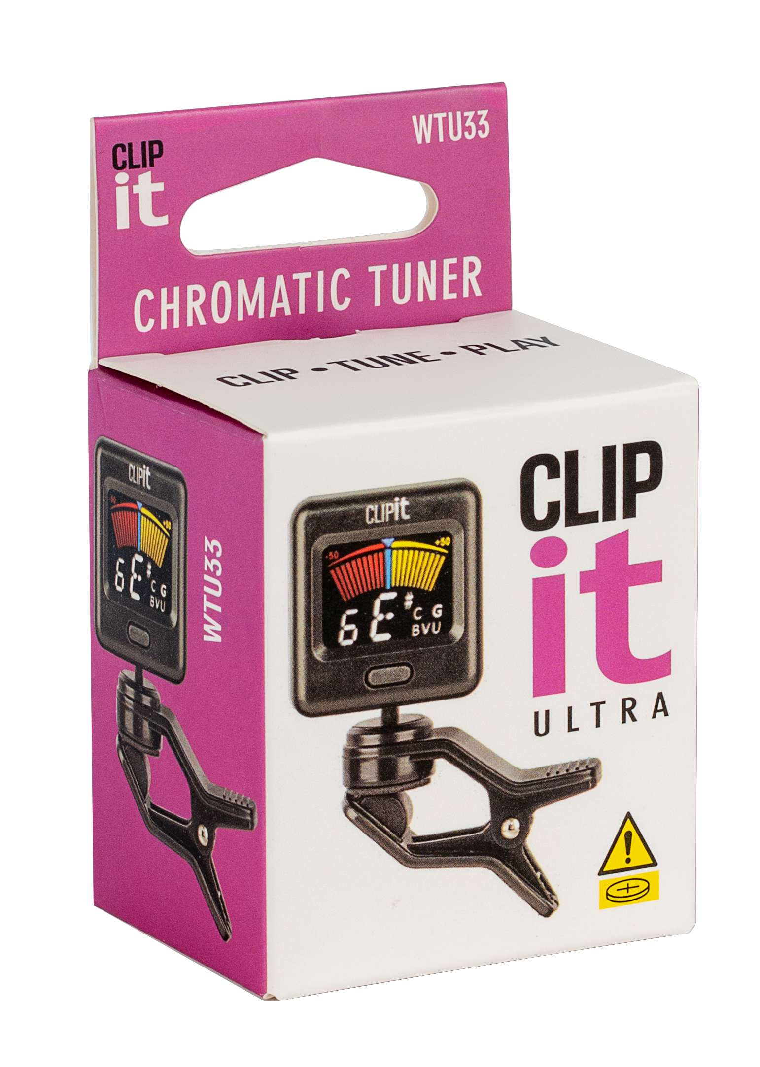 Clip It Ultra Tuner - 3 Colour LCD Display