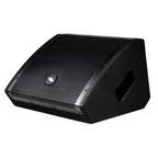 Proel WX8A active 2-way coaxial 8-inch stage monitor powered speaker with control panel and connection ports visible.