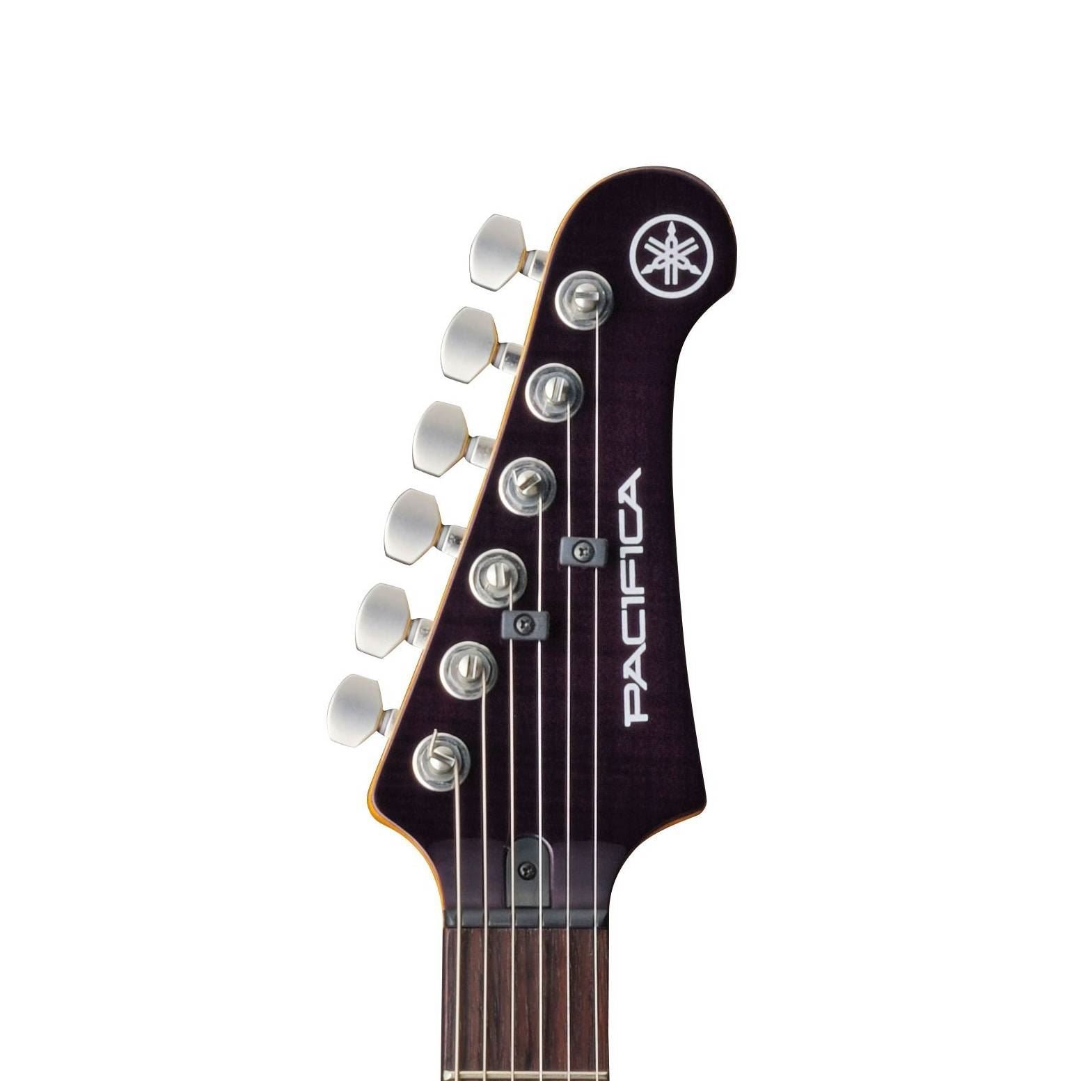 Yamaha PAC611H Pacifica Electric Guitar with Tinted Maple Neck in Translucent Purple Flamed Maple