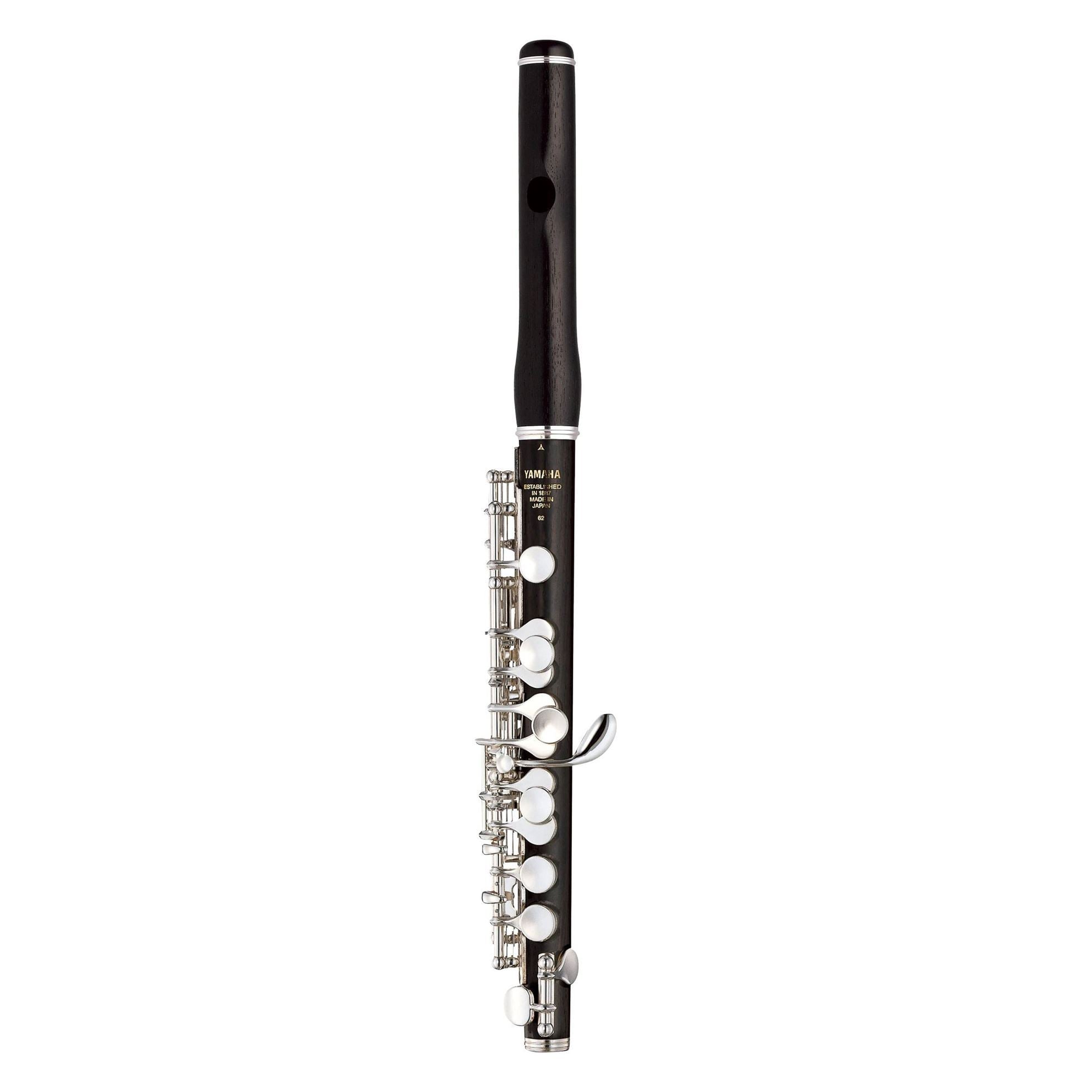 Yamaha YPC62R Professional Piccolo with Silver Plated Keys (Split E with Wave Form Lip Plate)