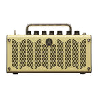 Yamaha THR5 micro desktop guitar amplifier with 10W power, compact design, and control knobs on front panel.