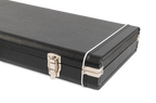 Xtreme Jaguar/Jazzmaster vintage rectangular guitar case open showing plush interior and sturdy exterior for guitar protection.
