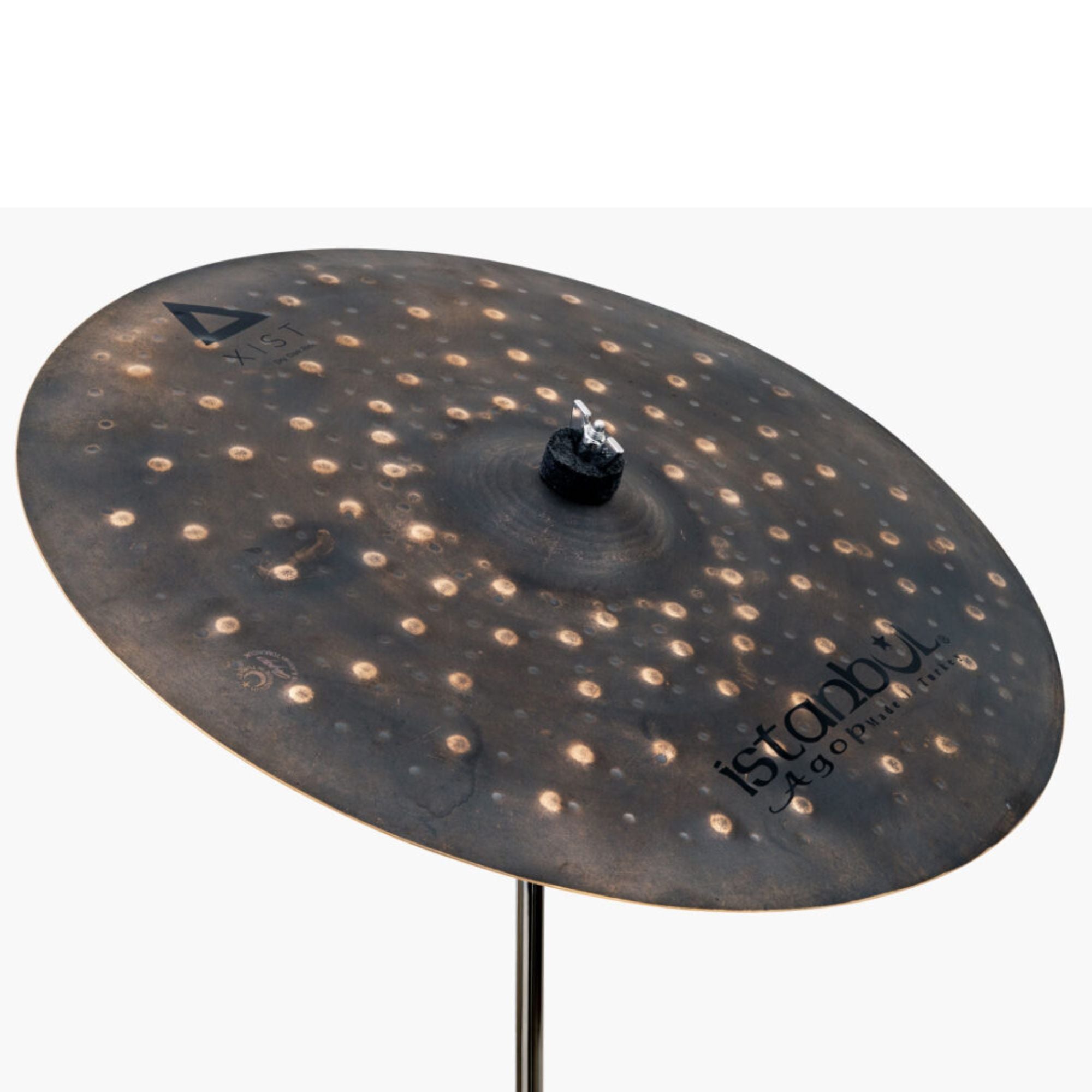 Istanbul 22-inch Xist Dry Dark Ride cymbal, single cymbal with a dark, dry finish, shown on a plain background.