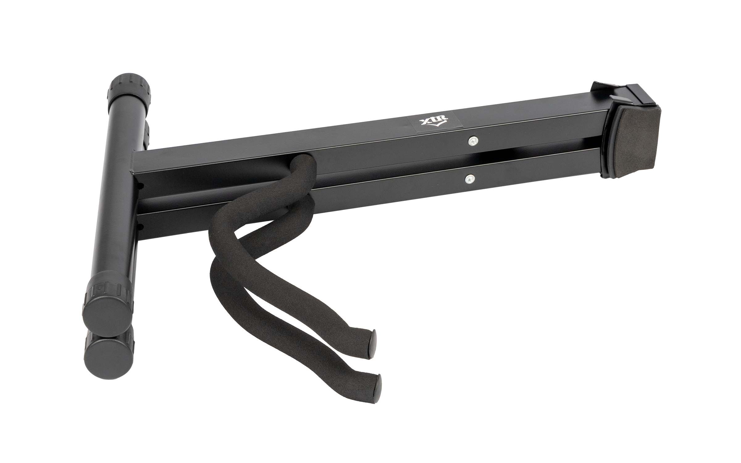 Folded XTR A Frame Guitar Stand for acoustic and electric guitars, compact and portable guitar accessory.