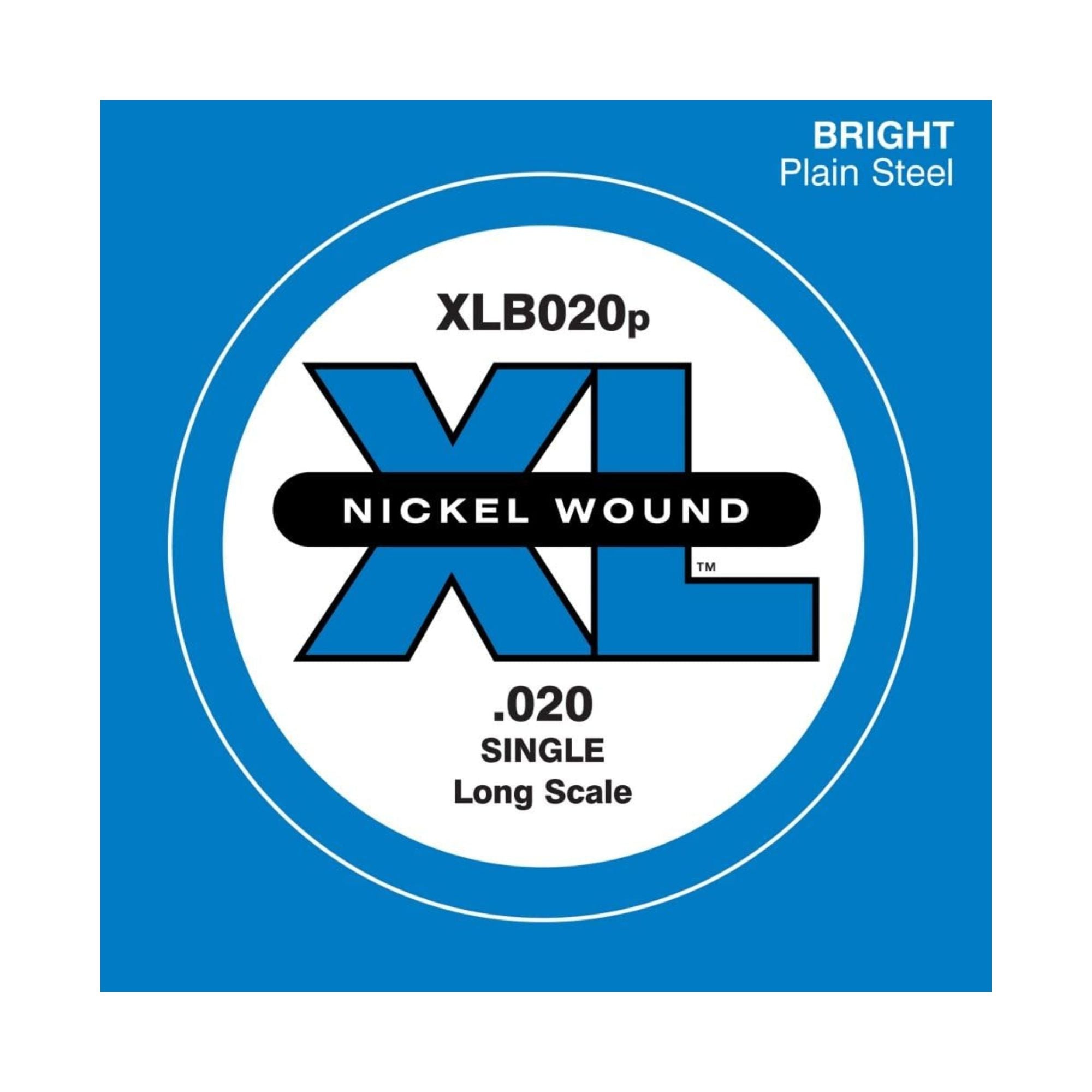 Daddario XLB020P Single Plain Bass Guitar String