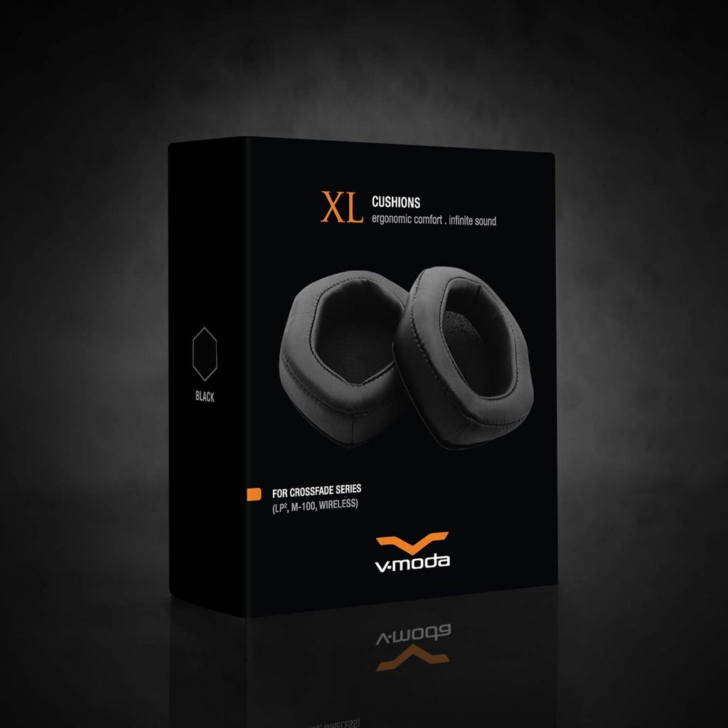 V-Moda XL Memory Cushions for Over-Ear Headphones (Black)