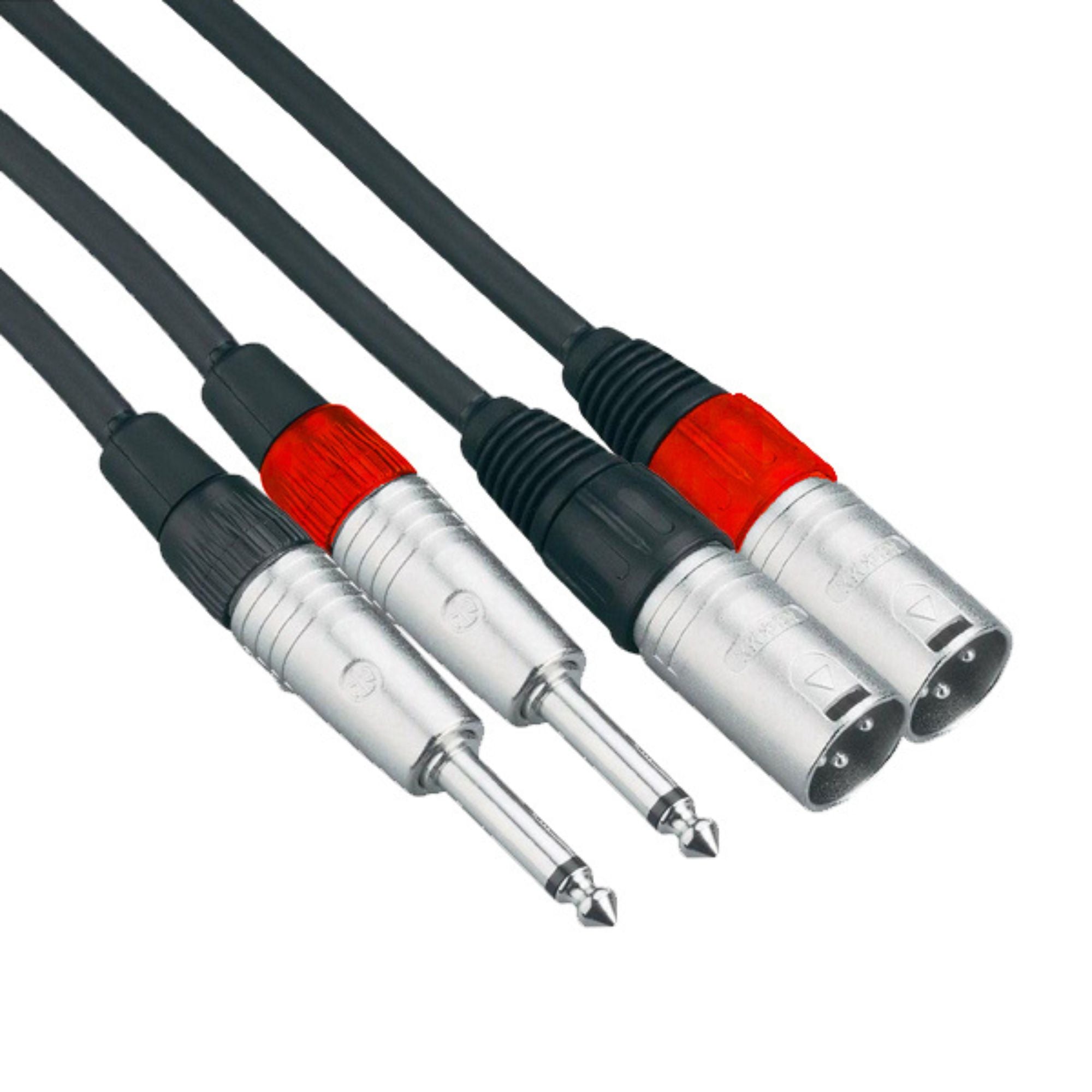 AVE Connex XMJM-6T Twin Audio Cable XLR-M to 6.35 TS-  6m