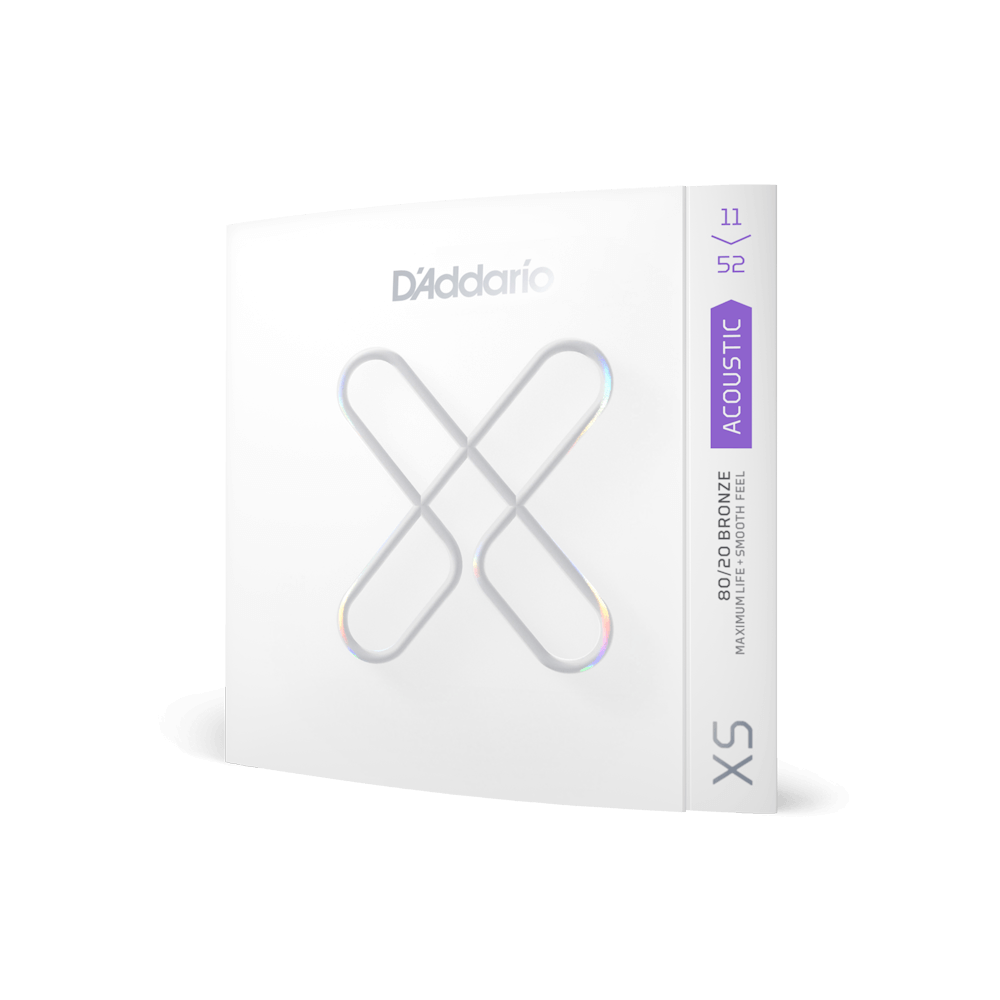 D'Addario XSABR1152 11-52 Custom Light 80/20 Acoustic Guitar Strings