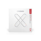 D'Addario XSABR1356 light 13-56 80/20 acoustic guitar strings, close-up of the packaged set showing the string gauge and branding.
