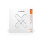 D'Addario XSAPB1047 10-47 extra light phosphor bronze acoustic guitar strings on a guitar.