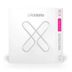 D'Addario XS Nickel Plated Steel Electric Guitar Strings Super Light, 9-42 gauge, displayed on a guitar.