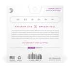 D'Addario XSE09544 XS Nickel Electric Guitar Strings 9.5-44