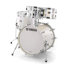 Yamaha Absolute Hybrid Maple 5-Piece Euro Drum Kit with Snare Drum, TH945B and HW880 Hardware Set - Polar White