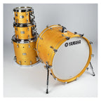 Yamaha Absolute Hybrid Maple 5-Piece Euro Drum Kit with Snare Drum TH945B and HW880 Hardware Set - Vintage Natural