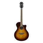 Yamaha APX600 Thinline Acoustic Guitar with Pickup & Flamed Maple Top in Tobacco Brown Sunburst