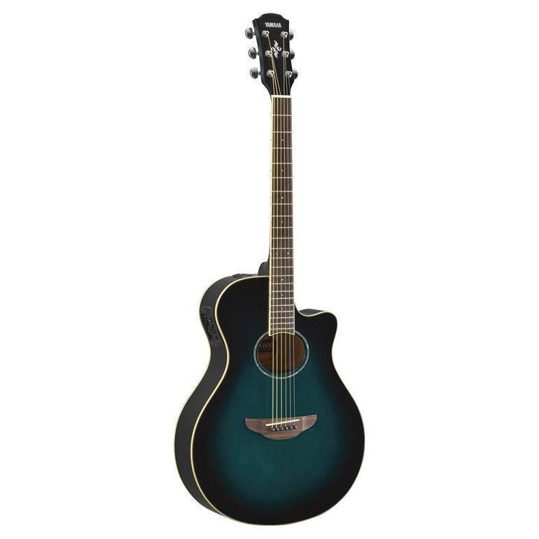 Yamaha APX600 Thinline Acoustic Guitar with Pickup - Oriental Blue Burst
