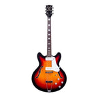 Vox Bobcat V90 Semi-Hollow Electric Guitar in Sunburst