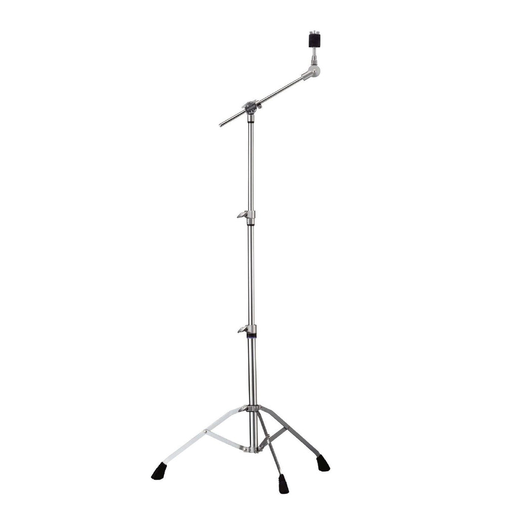 Yamaha CS755 boom cymbal stand showing adjustable height and arm with chrome finish for drum hardware and accessories.