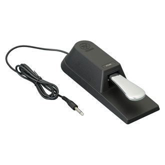Yamaha FC4A piano-style sustain pedal for keyboards, black foot pedal with cable connection, compatible with Yamaha digital pianos.
