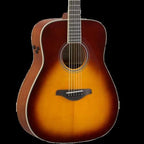 Yamaha FG-TA TransAcoustic Dreadnought Acoustic Guitar - Brown Sunburst