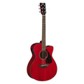 Yamaha FSX800C Dreadnought Acoustic Guitar with Solid Spruce Top in Ruby Re