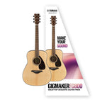 Yamaha GIGMAKERFG800 Solid-Top Acoustic Guitar Pack in Natural Gloss