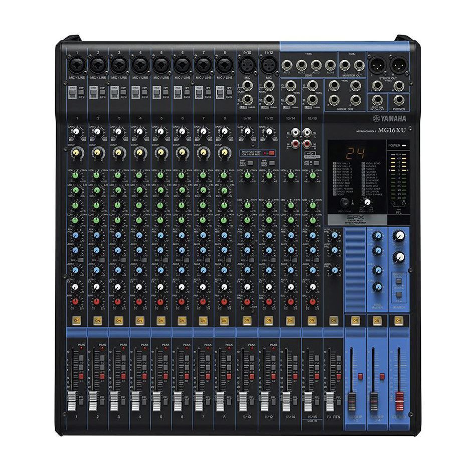 Yamaha MG16XU 16-Channel Mixing Console (SPX Effects & USB)